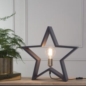 Holzstern - Adventsstern - Tischlampe - hängend oder stehend - D: 5...