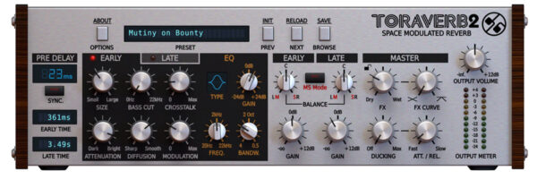 Plugin Effekt D16 Group Toraverb 2 Reverb