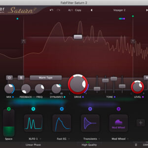 Plugin Effekt FabFilter Saturn 2 Upgrade