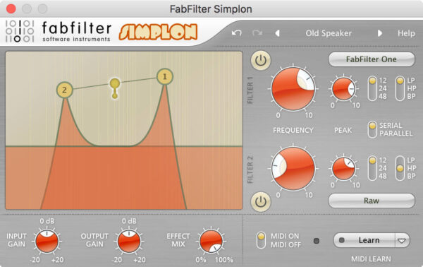 Plugin Effekt FabFilter Simplon