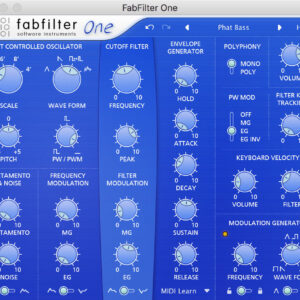 Plugin Instrument FabFilter One