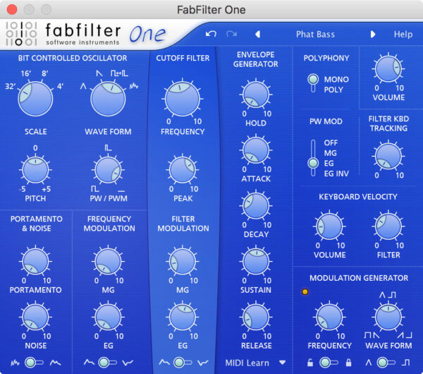 Plugin Instrument FabFilter One