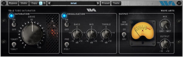 Effekt Plugin Wave Arts Tube Saturator 2