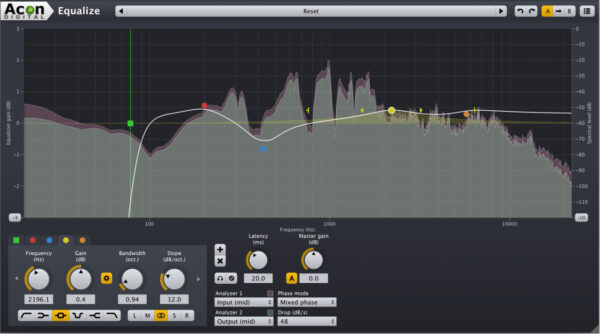 Effekt Plugin (Download) Acon Digital Equalize 2