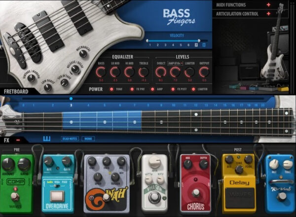 Plugin Instrument Waves Bass Fingers