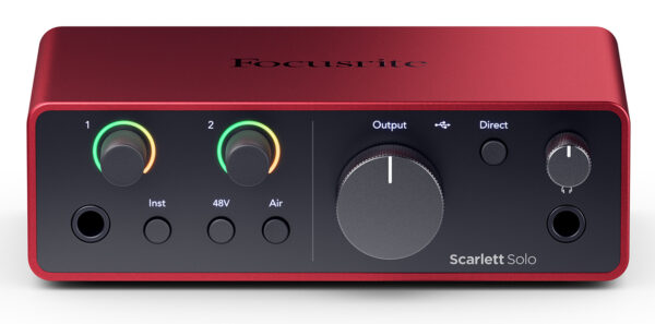 USB Interface Focusrite Scarlett Solo (4th Gen)