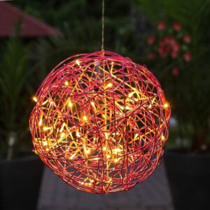 LED 3D Drahtkugel TRASSEL - 50 warmweiße LED - D: 30cm - für Innen ...