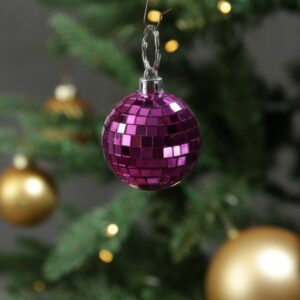 Christbaumschmuck Discokugel - Spiegelkugel - Weihnachtskugel - 5x5...