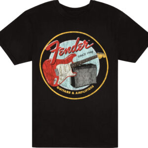 T-Shirt Fender T-Shirt 1946 Guitars & Amplifiers Black M