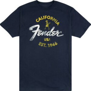 T-Shirt Fender T-Shirt Baja Blue 2XL