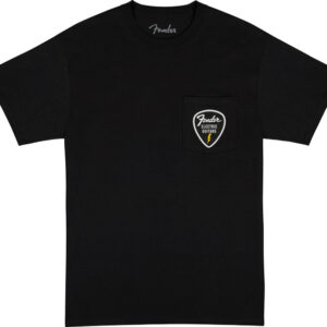 T-Shirt Fender Pick Patch Pocket Black XXL