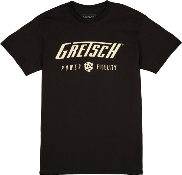 T-Shirt Gretsch Power & Fidelity BLK L