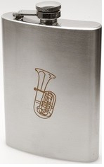 Flachmann mit Musikmotiv Art of Music Tuba