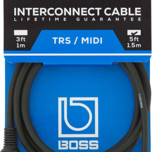 MIDI/TRS Kabel Boss BMIDI-5-35