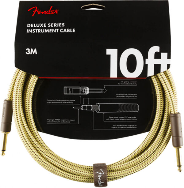 Instrumentenkabel Fender Deluxe Serie TWD 3 Meter