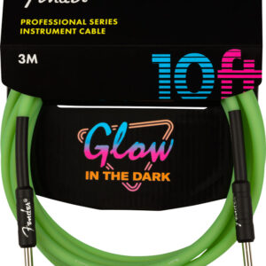 Instrumentenkabel Fender Pro Glow in Dark Green - 3 Meter