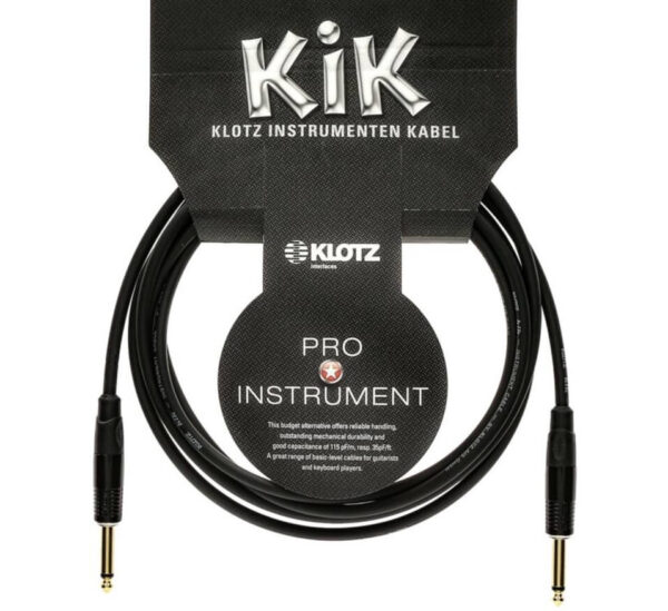 Instrumentenkabel Klotz KIKKG9.0PPSW