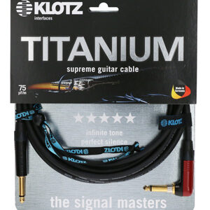 Instrumentenkabel Klotz Titanium 3 Meter Winkel Silent