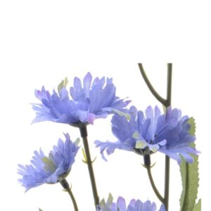 Kornblume am Stiel - Kunstblume - H: 55cm - blau