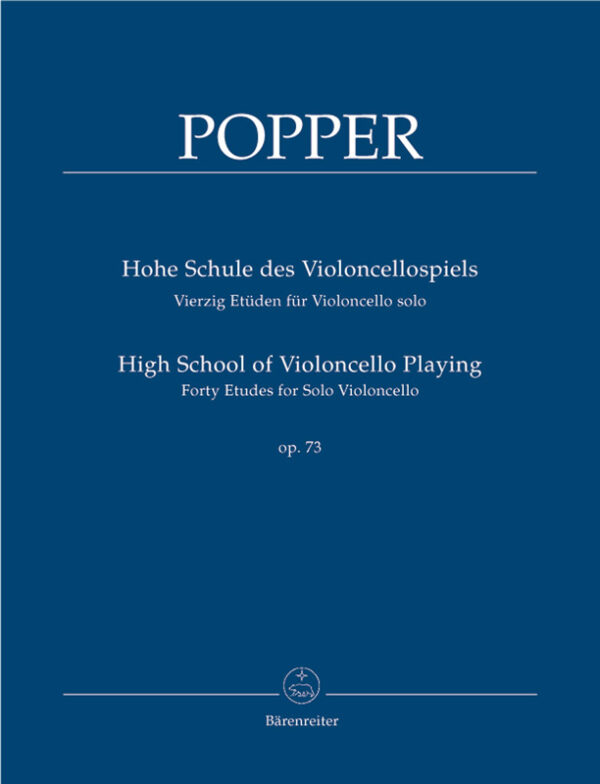 Etüden Hohe Schule des Violoncellospiels