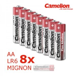 8x Batterie Mignon AA LR6 1