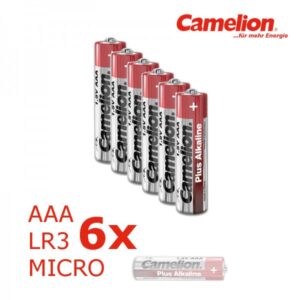 6 x Batterie Micro AAA LR3 1