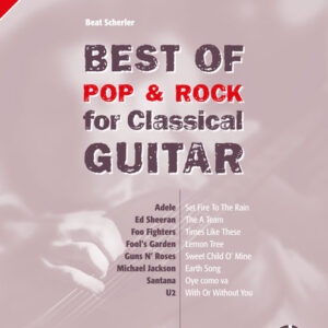 Songbuch Best of Pop & Rock for Classical Guitar 12