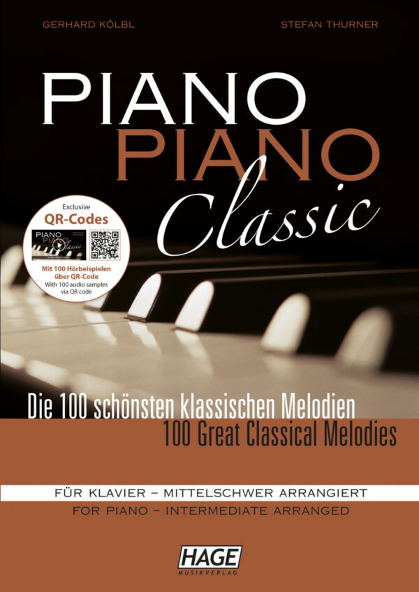 Sammelband PIANO PIANO CLASSIC - DIE 100 SCHOENSTEN KLASSISCHEN MEL...