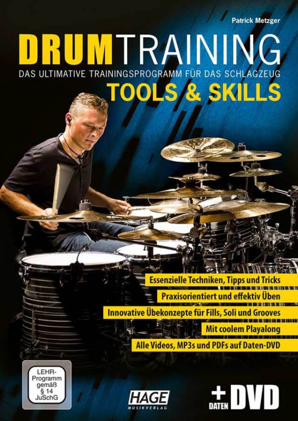 Schule für Schlagzeug Drum Training Tools + Skills