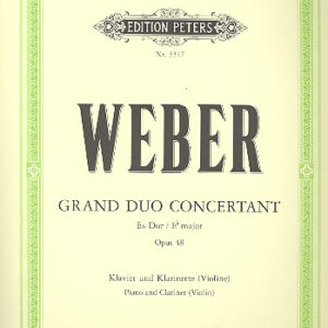 Weber Grand Duo Concertant Es-Dur op. 48