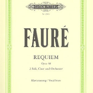 Klavierauszug Requiem op. 48