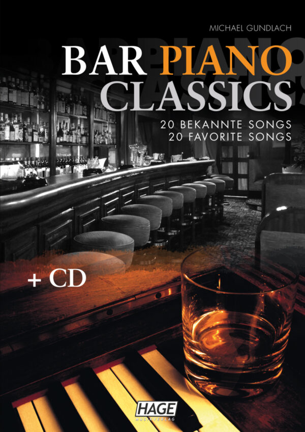 Sammelband Bar Piano Classics - 20 bekannte Songs