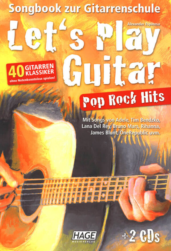 Songbook Let´s play Guitar - Pop Rock Hits