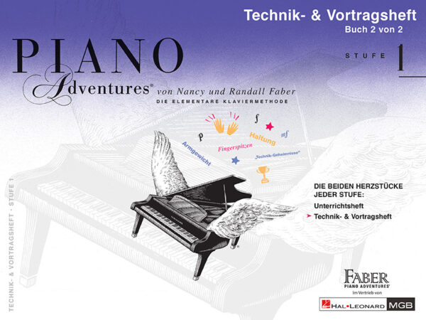 Piano Adventures: Technik- & Vortragsheft Stufe 1