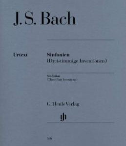 Notenbuch Sinfonien (dreistimmige Inventionen) BWV 787-801