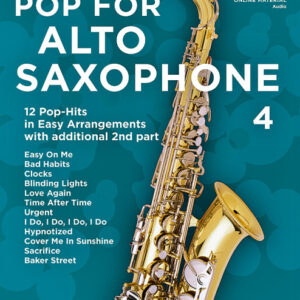 Pop for Alto Saxophone Band 4 (+Online Audio)