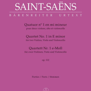 Quartett e-Moll Nr.1 op.112