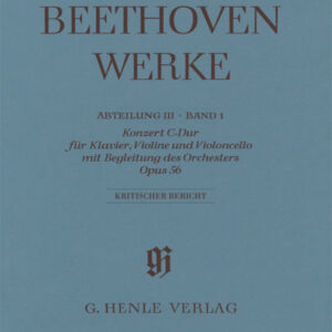 Beethoven Werke Abteilung 3 Band 1