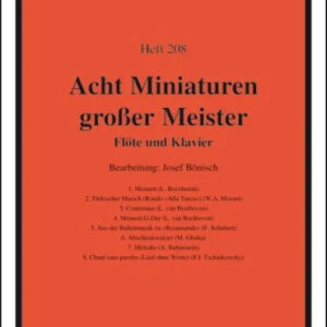 Solostücke Acht Miniaturen großer Meister