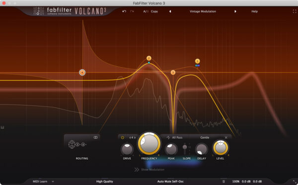 Plugin Effekt FabFilter Volcano 3 Upgrade