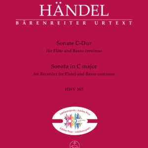 Einzelausgabe Sonate C-Dur HWV 365