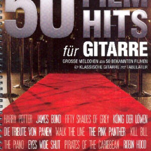 50 Film Hits für Gitarre