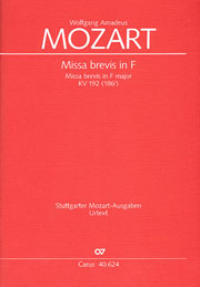 Missa Brevis F-Dur KV 192