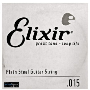 Einzelsaite Elixir Anti-Rust Plain Steel .015