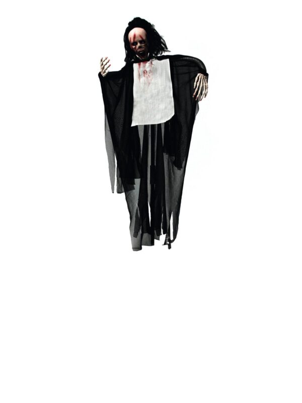 Crazy Ghost - animierte Halloween Figur 95cm - Bewegung