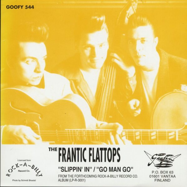 The Frantic Flattops - Slippin' In - Go Man Go (7inch