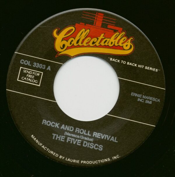 The Five Discs - Rock And Roll Revival - Please Write (7inch