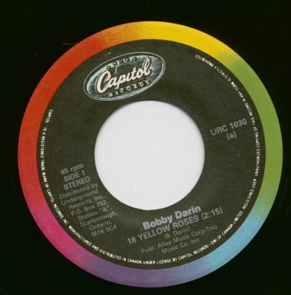 Bobby Darin - 18 Yellow Roses - You´re The Reason I´m Living (7inch