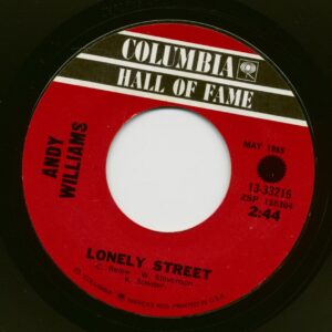 Andy Williams - Lonely Street - Village Of St. Bernadette (7inch