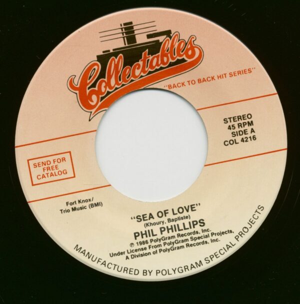 Conway Twitty & Phil Phillips - Sea Of Love - It's Only Make Believe (7inch